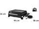 Weber Piastra Premium Slate GP 56cm - Barbecue a gas portatile