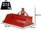 Francini PR 180 - Paletta posteriore idraulica per trattore - da 180 cm - Portata 700Kg