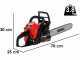 Shindaiwa SDK 341AC - Motosega a scoppio da taglio - Lama da 35cm