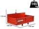 Francini P 170 - Cassone transporter per trattore - Ribaltabile - 3 sponde apribili