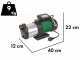Ribimex PRMCA3P - Pompa autoadescante elettrica da giardino - 3 turbine - 900 W