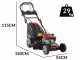 GeoTech S51-170 BMSGW ES - Tagliaerba a scoppio trazionato - 4 in 1 - lama da 51 cm - Avviamento elettrico