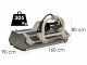 BlackStone RMOH 145 - Trinciaerba per trattore - Serie Media - Spostamento idraulico