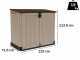 Keter Store it Out Midi beige - Armadio porta attrezzi - 132x71.5x113.5 cm