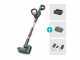 Gardena AquaBrush Universal 03/18V P - Lavapavimenti a batteria + Spazzola - con starter kit 18V - 2.5Ah