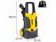 Lavor Dive Plus 120 - Idropulitrice ad acqua fredda + Lavapavimenti e Idrospazzola - Max 120 bar - 360 l/h