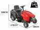 GeoTech-Pro RTM 75-685 S - Trattorino tagliaerba - Cambio meccanico - Scarico laterale