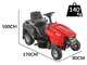 GeoTech RTM 75-685 S - Trattorino tagliaerba - Cambio meccanico - Scarico laterale