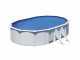 Gre Fidji Ovale 610x375x120cm - Piscina fuori terra in acciaio