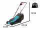 Gardena  PowerMax 1100/32 - Tagliaerba elettrico - 1100 W - Taglio 32 cm