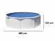 Gre Fidji Rotonda &Oslash;460 x 120 cm - Piscina fuori terra in acciaio