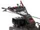 Weibang WBGT6813 - Trinciaerba professionale a martelli - Motore a benzina 9 HP