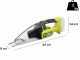 Ryobi RHV18-0 - Aspiratore portatile a batteria - SENZA BATTERIA E CARICABATTERIE