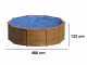 Gre Pacific Rotonda &Oslash;460 x 120 cm - Piscina fuori terra in acciaio