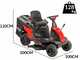GeoTech-Pro RM 75-660 CSM - Trattorino tagliaerba mini-rider - Taglio da 66cm