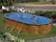 Gre Pacific Ovale 730x375x120cm - Piscina fuori terra in acciaio
