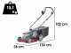 AL-KO 3.82 Li Easy - Tagliaerba a batteria - Taglio 38 cm - 2x 18V/4,0Ah