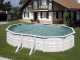 Gre Finlandia Ovale 610x375x120cm - Piscina fuori terra in acciaio