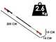Stocker Magma E-35TP - Forbice elettrica da potatura su asta -21.6V - 205/325 cm - SENZA BATTERIA
