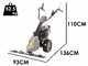 Blackstone SM 65-880 - Motofalciatrice monolama - Motore da 196cc