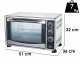 DCG MBS35 - Forno Elettrico ventilato LT 35 1500 W