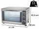 DCG MBS45 - Forno Elettrico ventilato LT 45 2000 W
