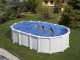 Gre Haiti Ovale 610x375x132cm - Piscina fuori terra - Traverse interrate