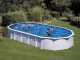 Gre Haiti Ovale 610x375x132cm - Piscina fuori terra - Traverse interrate