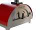 Forno a legna per pizza da esterno Quattro Stagioni Rosso - per 1 pizza
