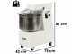 Impastatrice a spirale Mixer 3000 S - Da 24 Kg 1 velocit&agrave;