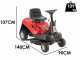 Geotech RM 65-610 S - Trattorino tagliaerba mini-rider - Motore da 196cc -  Avviamento elettrico