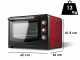 Girmi FE60 - Forno Elettrico Ventilato con Girarrosto 60LT 2000W