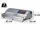 Macchina sottovuoto in acciaio Euro 370 INOX - Barra saldante da 37cm 