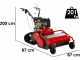 Meccanica Benassi TR 800 Hydro - Trinciaerba professionale a martelli - Cingolato - B&amp;S 3125E
