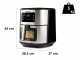 Girmi FG88 Ecofrit Look - Friggitrice ad aria digitale 6.5L