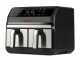 Girmi FG22 Ecofrit Bis - Friggitrice ad aria doppio cestello digitale 8L