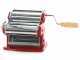 Imperia iPasta T.2/6,5 mm Rosso - Macchina per la pasta manuale in INOX