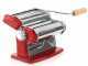 Imperia iPasta T.2/6,5 mm Rosso - Macchina per la pasta manuale in INOX