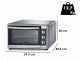 Ariete Bon Cuisine 560 - Forno elettrico ventilato con girarrosto - 56L 2200W