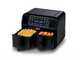 Ariete 4623 Airy Fryer Dual - Friggitrice ad aria doppio cestello digitale 8L