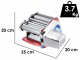Imperia Electric iPasta Metallica Classica Rossa - Macchina per la pasta Elettrica