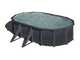 Gre Kea Ovale 500x300x120cm - Piscina fuori terra in acciaio
