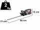 AL-KO Comfort HT 1845 - Tagliasiepi a batteria 18V/2.5Ah - Lama da 45 cm