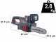 AL-KO Comfort CS 1825 - Motosega a batteria 18V 2.5 Ah - Lama da 25 cm