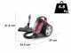 Ariete 2753 J-Force - Aspirapolvere a traino multi-ciclonico senza sacco - 700W