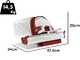 Berkel Home Line Plus 250 Matte Rosso - Affettatrice con lama 250 mm
