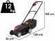 AL-KO 32.1 Li Easy - Tagliaerba  a batteria - Taglio 32 cm - 2x 18V/2,5Ah