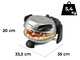 G3 Ferrari Delizia Silver - Forno Pizza Elettrico - Pietra refrattaria