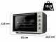G3 Ferrari Rost&ograve; - Forno elettrico ventilato con girarrosto - 58L 1800W