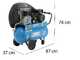 OUTLET - PICCOLI DIFETTI ESTETICI - Abac A29B 50 CM2 - Compressore aria monofase professionale a cinghia - 50 lt